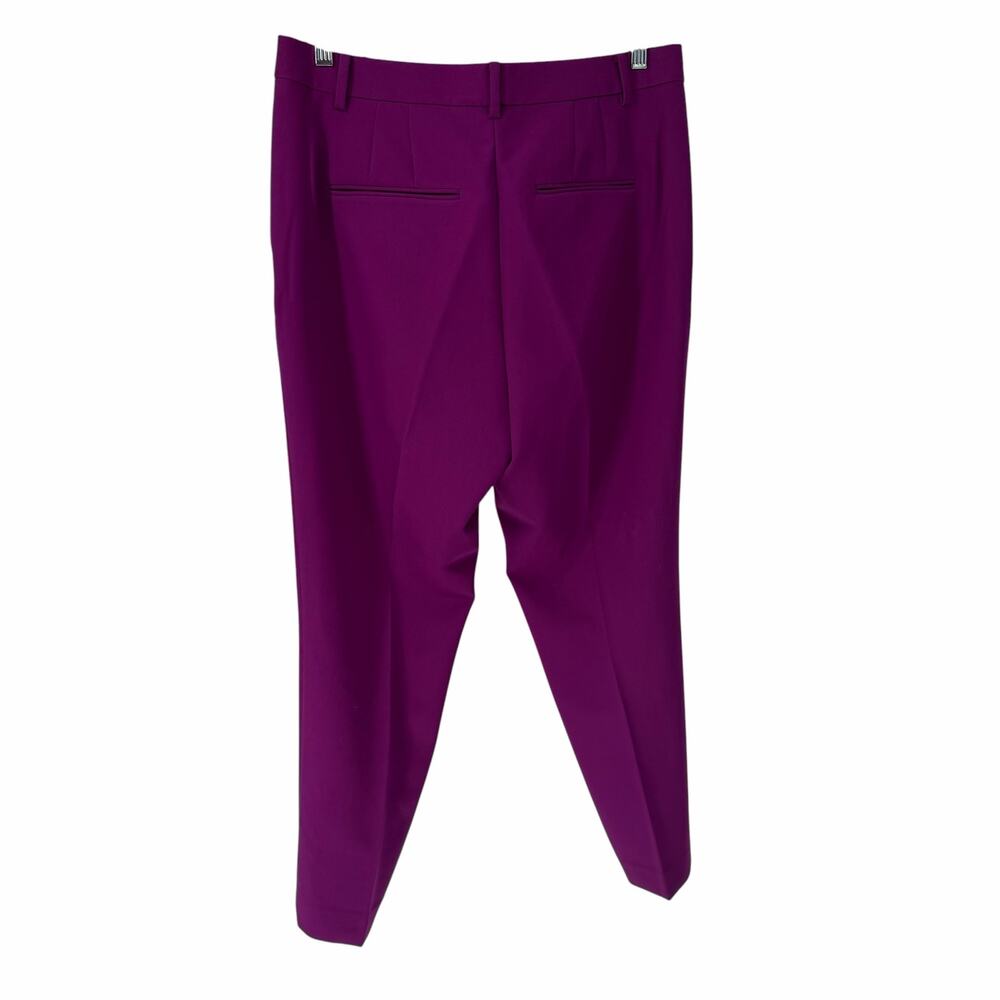 Ann Taylor Cranberry The Eva Curvy Ankle Pants Size 12